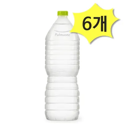 풀무원 무라벨 생수 2L X 6개 생수 물2리터