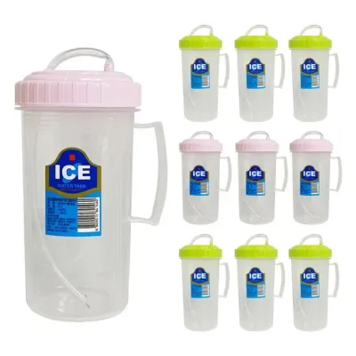 덕신 (손잡이 빨대컵) x(10개) 500ml 병원 물컵 환자 물병