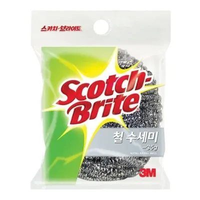 3M 철수세미MSBL35 / 35g - 박스 (30개입) 찌든때제거 주방세척도구 스테인레스수세미