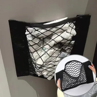 비닐봉투정리 그물망 벨크로 탈부착 싱크대 비닐 수납망 SW04028
