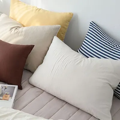 해피니 수플레 소프트마이크로 워싱 베개커버 50x70cm (베이지) (베개솜 별매)