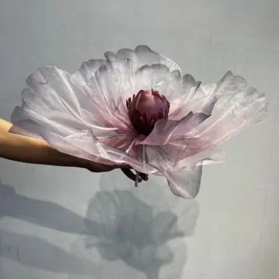 조화 단일 꽃 머리 철사 꽃 쇼윈도 장식물 장식 거실 장면 배치 결혼식 웨딩 장식