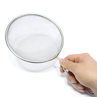 15cm 손잡이 스텐 채반 / 스테인리스 거름망