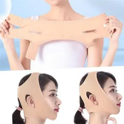 리프팅 밴드 브이라인 밴드 홈케어 페이스 이중턱 얼굴 압박 마사지 브이 케어 라인 이중 마스크 관리 탄력