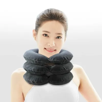 목 넥 보호대 넥서포터 휴대용 3단튜브 지지대 밴드