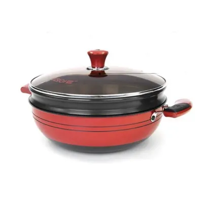 2단 찜냄비 28cm 가정용냄비 만두냄비 찜요리냄비
