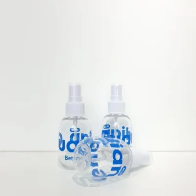 [기회공작소] 미니 투명 공병 스프레이 타입 50ml 휴대용 화장품 소분 용기