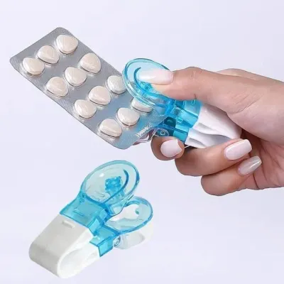 알약 펀치 휴대용 알약꺼내기 캡슐압출 DD-13075