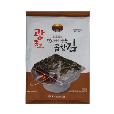 VB 광천 조미 곱창김 산초유로 구운 맛있는 김 38g X 1봉