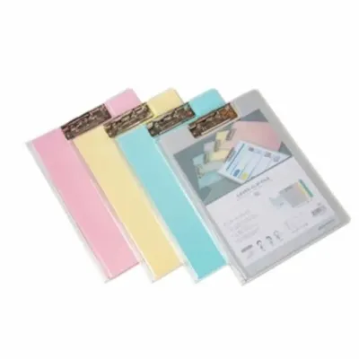 A4 레버 클립파일 노랑 V832