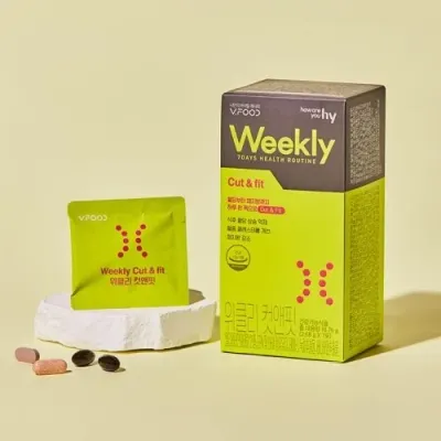 한국야쿠르트 브이푸드 위클리 컷앤핏 2.68g x 7포