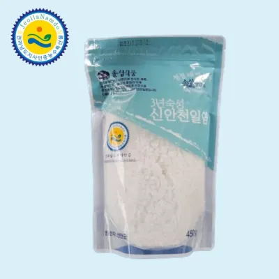 신안 천일염 굵은소금 3년숙성 50년전통 국내산 450g 1팩 thick salt