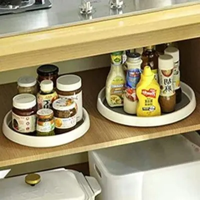 회전선반 양념수납장 주방용 원형회전선반 정리용품