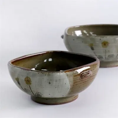 사각 도자기 그릇 도자기 반찬 그릇 수제 깊은 개인 한식 테이블웨어 식기세척기 핸드메이드 다용도 냉장고