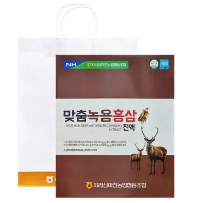 2026년 한가위 부모님 건강식품 마천농협 맞춤 녹용홍삼 진액 30포