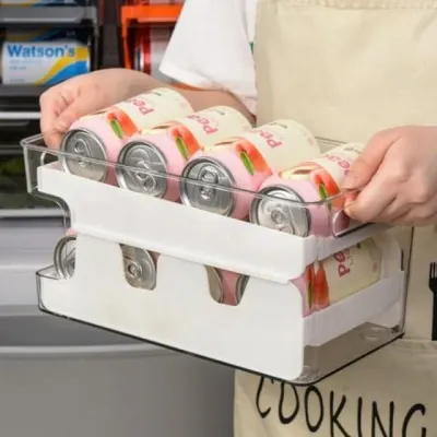 냉장고 음료수 캔맥주 정리용 자동 캔디스펜서 디스펜서