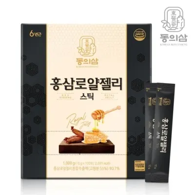 동의삼 홍삼로얄젤리스틱 100포 10g x 100포