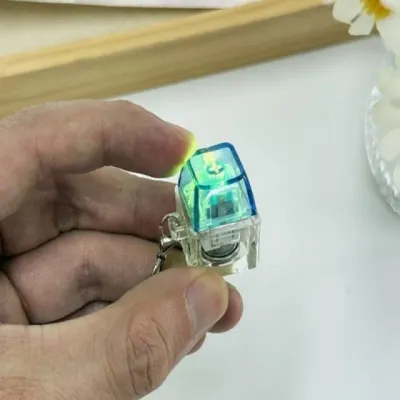 키캡 피젯 키링 LED 키홀더 라이트 토이 키체인 미니