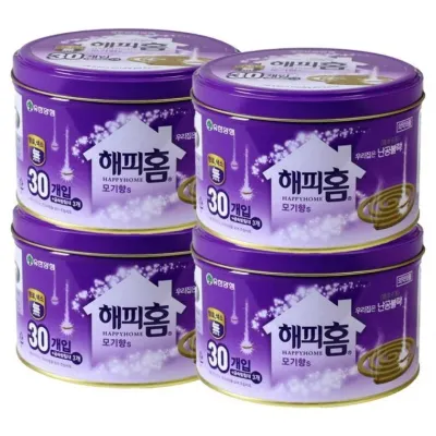해피홈 모기향 30개입 x 4개