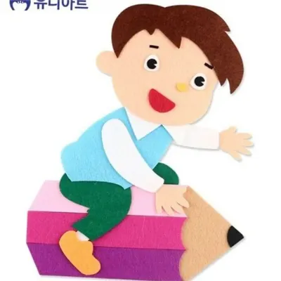펠트 만들기 펠트 인형 어린이 바느질 유아 재료 패키지 어린이집 유치원 아트 교구 아이 놀이 미술