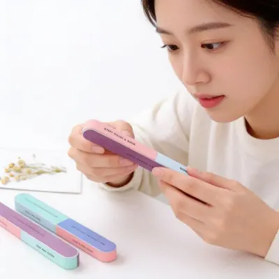 네일파일 7면 샌딩 블럭 네일케어 다듬기 셀프 네일아트 관리 손톱정리 홈케어 용품