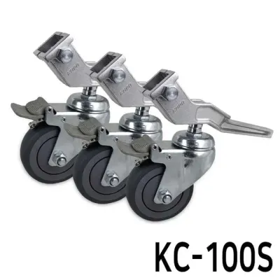 KUPO 카메라삼각대 카메라 100mm 캐스터 w 브레이크 스탠드용 바퀴 (3개세트) (K