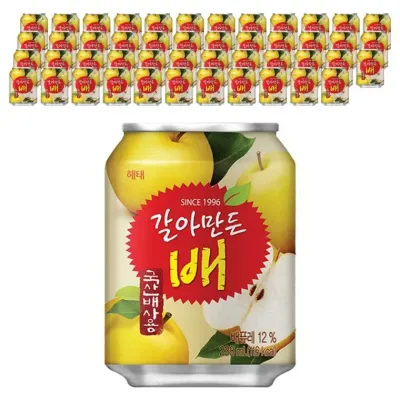 해태 갈아만든배 238ml x 48캔 (24캔 2박스)