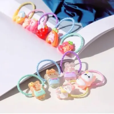 하이 애니멀 방울 5개 세트 동물 헤어링