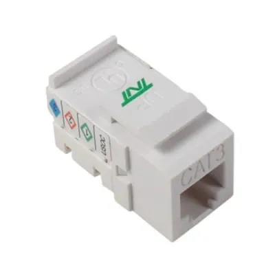 CAT 3 UTP 스냅인 키스톤잭 모듈 90도 꺾임 연결잭