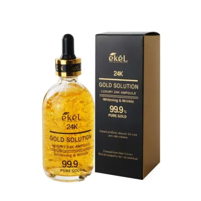 올레이디 이켈 24K 골드 솔루션 럭셔리 앰플 100ml 99.9%