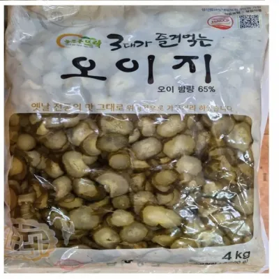 오이지무침 3대가 즐겨먹는 절임오이지4kg 오이지냉국