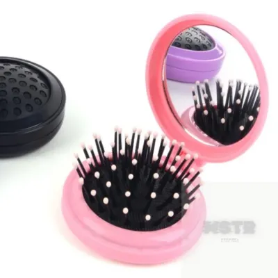 빗거울세트 헤어빗 깔끔한거울 접이식 귀여운거울 브러시