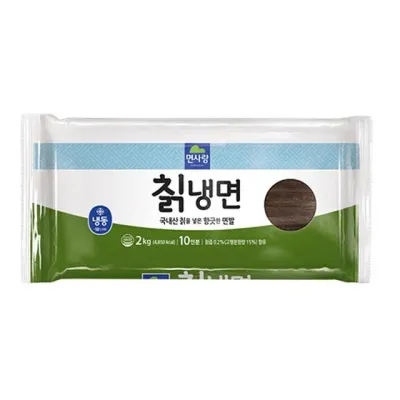 면사랑 칡냉면 2kg 10인분 냉면국수 비빔냉면 냉면용면