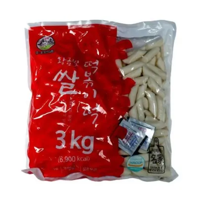 황금빛 쌀떡볶이 송학 3kg 간편식 3kg 즉석식사 황금빛 냉동식품 송학