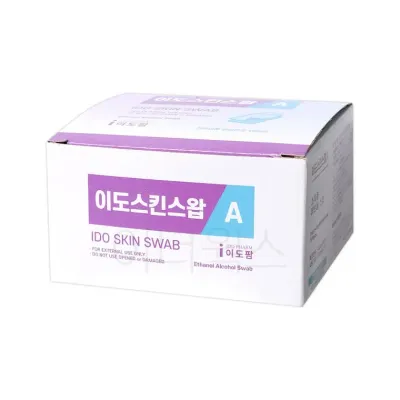 이도스킨스왑A 100매 에탄올 국산 알콜솜
