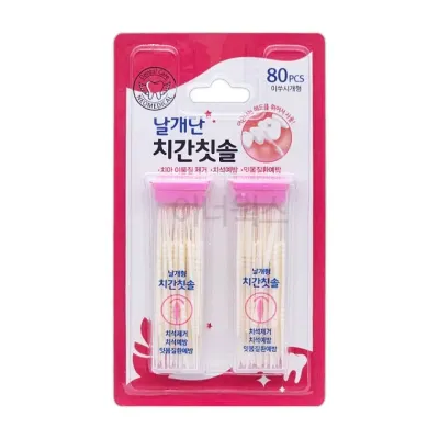 네오 날개단 치간칫솔 80개입 이쑤시개형