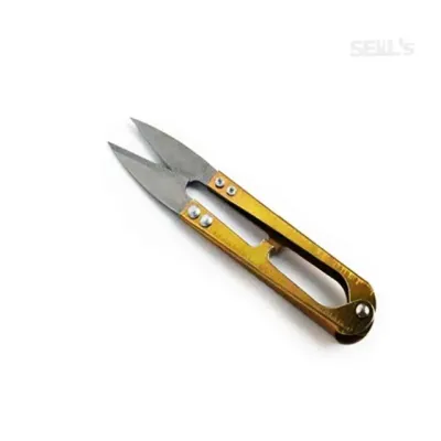 스프링 쪽가위 금색 1P 재봉가위 자수가위