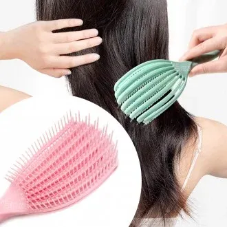 3D 핑거 헤어빗 브러쉬 머리카락 뭉침 방지 볼륨빗 LP