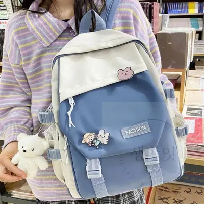 캐주얼 백팩 블루 중학생책가방 남자백팩 데일리백팩 캐쥬얼백팩 캐주얼백팩