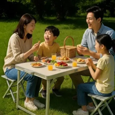 베르 캠핑테이블 접이식 100x50cm 휴대용 피크닉 차박 테이블 경량테이블 야외용
