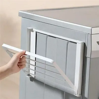 접이식 건조대 자석 건조대 세탁 수건 빨래 행거 간이 다용도실 벽걸이 다용도 세탁기 냉장고 세탁실 선반