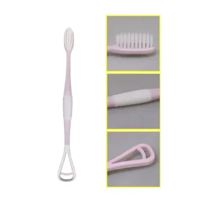 혀클리너 칫솔 일체형 10개입 구강관리 백태제거 칫솔