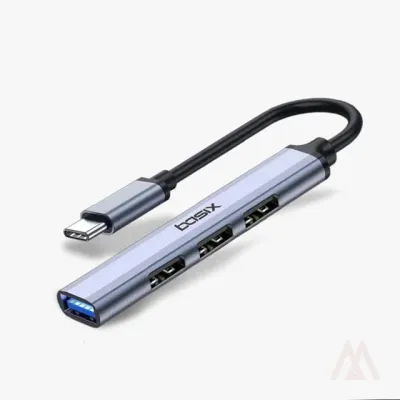 4포트 USB허브 미러링 A타입 고속충전멀티탭