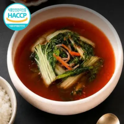 전라도 별미 아삭식감 열무얼갈이물김치 3kg (100% 국산재료)