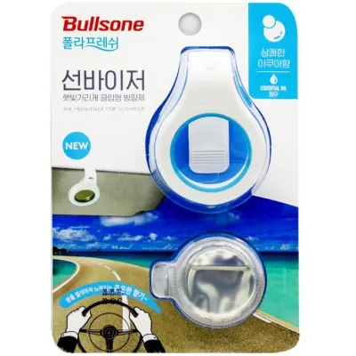 불스원 선바이저 클립형 방향제 4ml-상쾌한아쿠아향