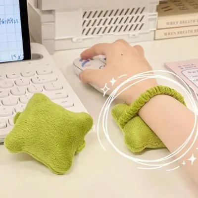 마우스 손목받침대 쿠션 손목 보호 푹신한 쿠션  손목보호 손목쿠션