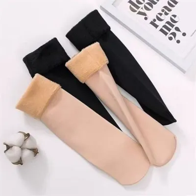 여성 융털 양말 여성 기모 양말 부드러운 따뜻한 데일리 포근한 겨울 숙면 두꺼운 발목 수면