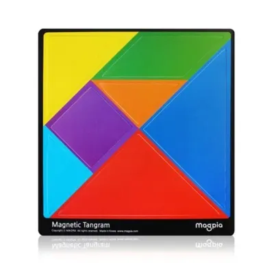 혜명몰 마그피아 4000 자석칠교놀이 학생용 MTGM-07-01 / W150XL160XT5(mm) - 갑 (10개입) 자석놀이 자석퍼