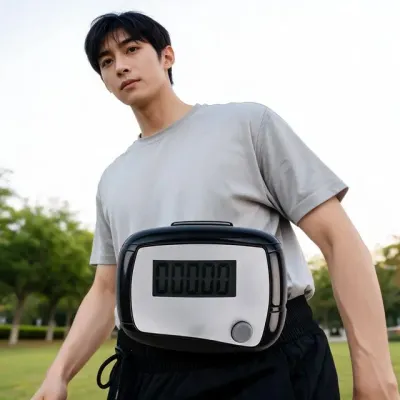 만보계 LCD 미니 측정기 걷기 러닝 운동 측정용 데일리 출근룩 사무실 아이템