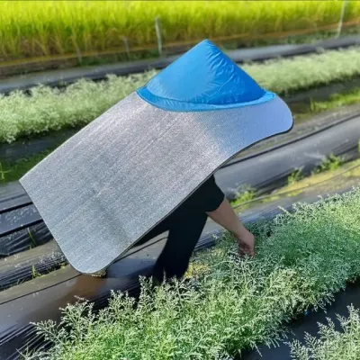 하늘색 농사 썬캡 밭일 자외선 햇빛 야외작업 차단 농부 작업모자